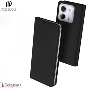 Dux Ducis Skin Pro dirbtinės odos dėklas - juodas (Xiaomi Poco M7 Pro) Dux Ducis Skin Pro dirbtinės odos dėklas - juodas (Xiaomi Poco M7 Pro)